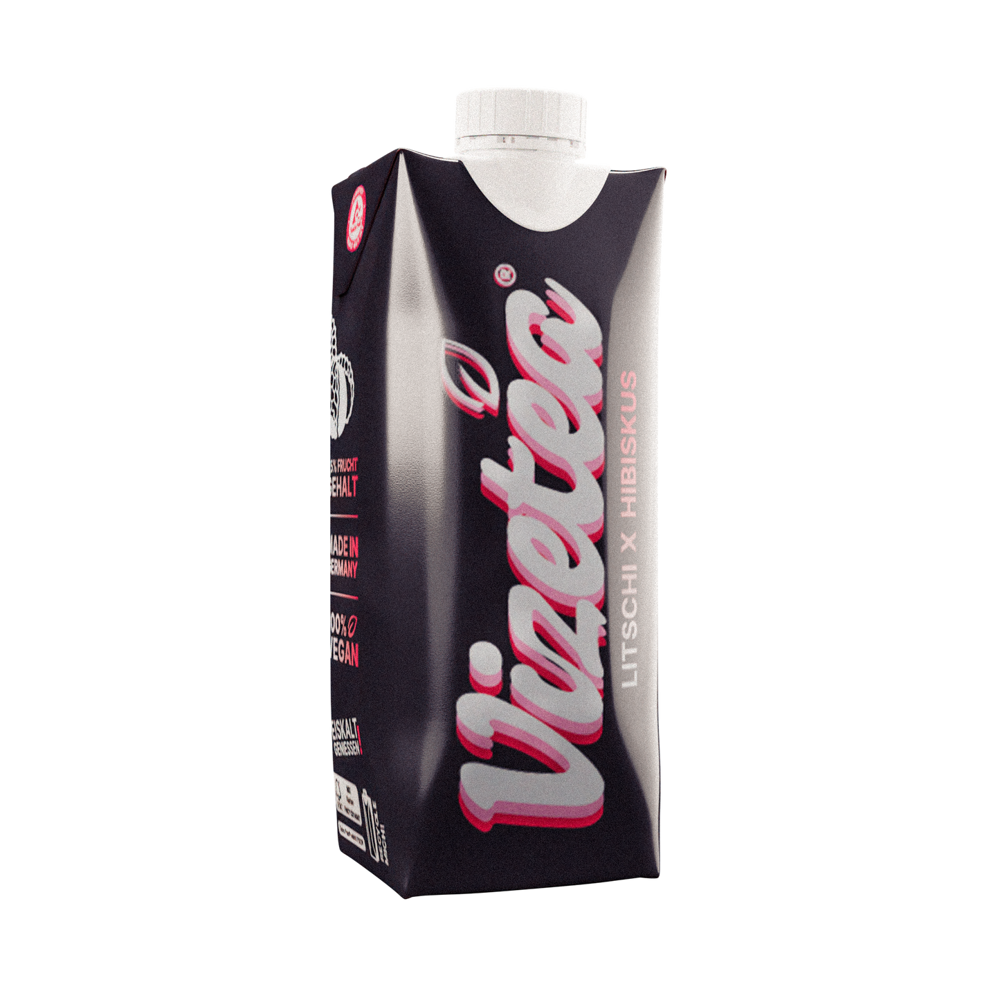 Vizetea® Litschi X Hibiskus 500ml Tetrapak® 12er Tray
